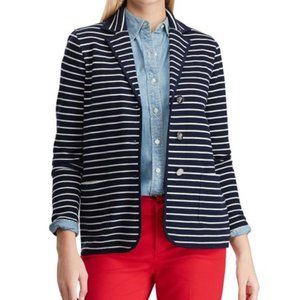 Chaps - Navy striped blazer